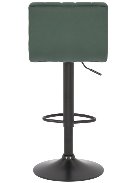 Banqueta alta Jamie veludo, verde