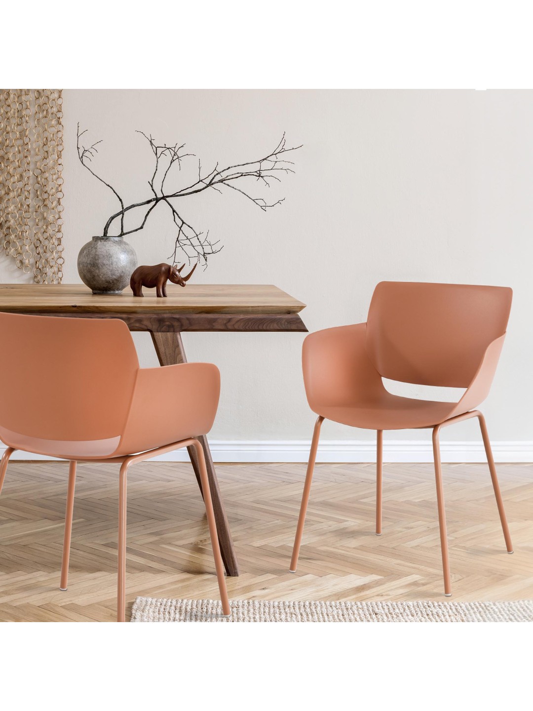 Cadeira Alpena, terracota