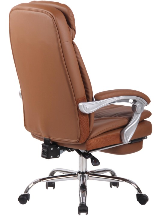 Cadeira de escritório XL Troy, castanho claro