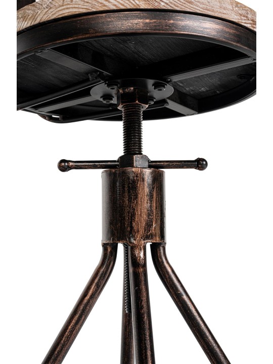 Banqueta alta Hanam, bronze