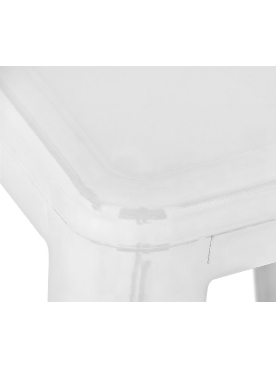 Conjunto de 2 bancos altos Joshua, branco Conjunto de 2 bancos altos Joshua, branco