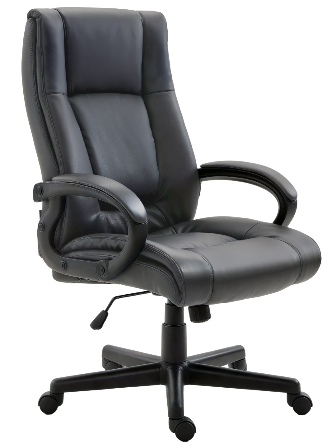 Cadeira de escritório XL Sparta couro sintético, preto