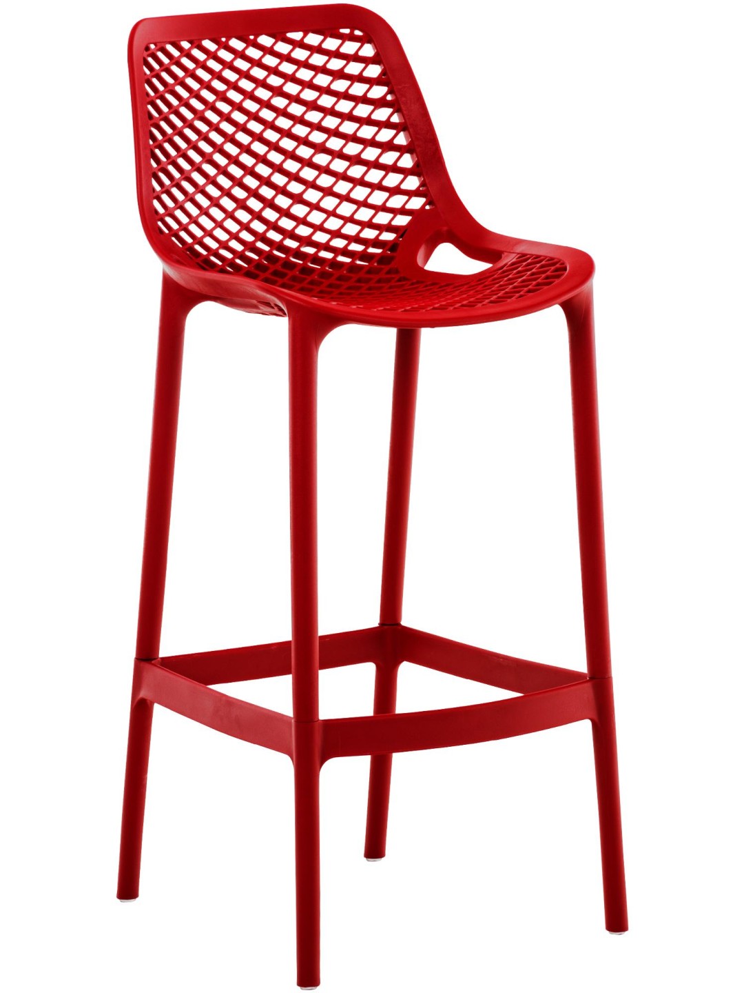 Banqueta alta Air, vermelho