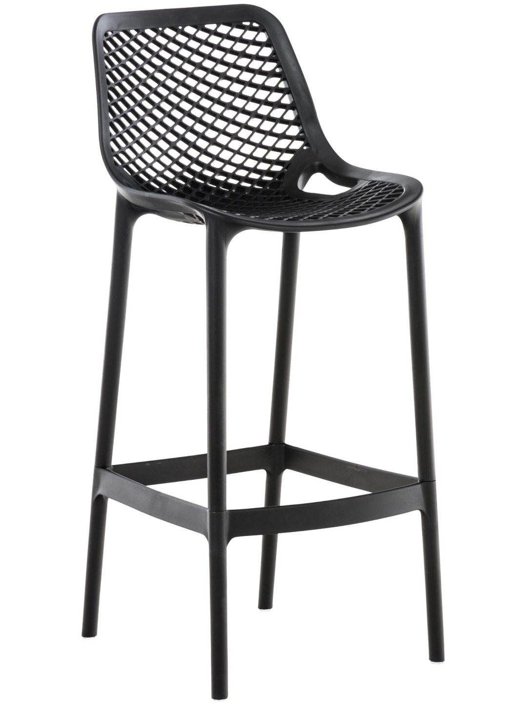 Banqueta alta Air, preto