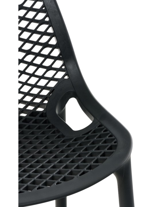 Banqueta alta Air, preto