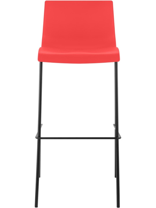 Banqueta alta Hoover com estrutura de 4 pés, vermelho Banqueta alta Hoover com estrutura de 4 pés, vermelho