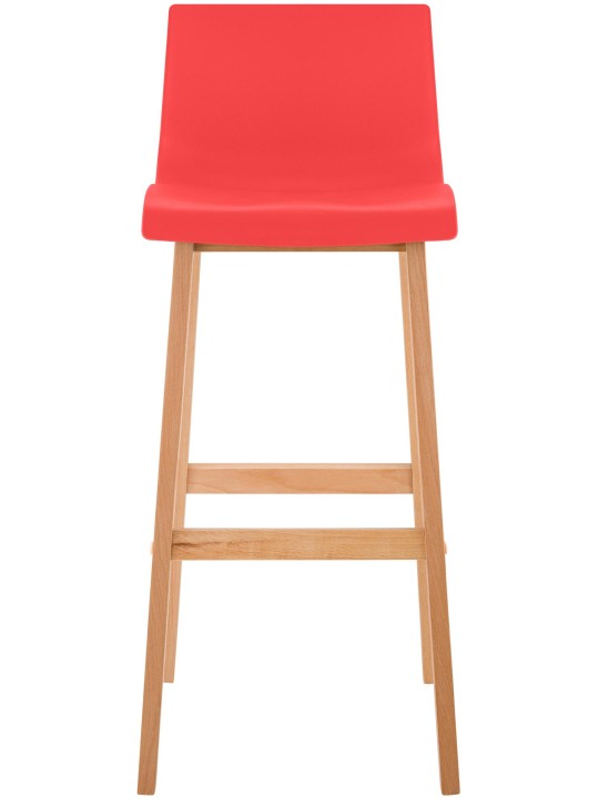 Banqueta alta Hoover Natura estrutura de 4 pés, vermelho Banqueta alta Hoover Natura estrutura de 4 pés, vermelho