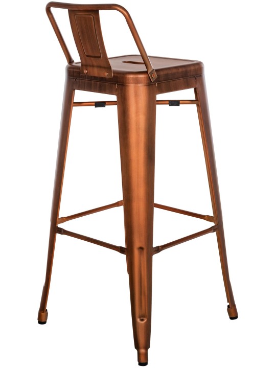 Banqueta alta Mason, cobre