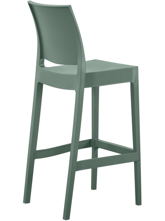 Banqueta de bar Flamur, verde-oliva