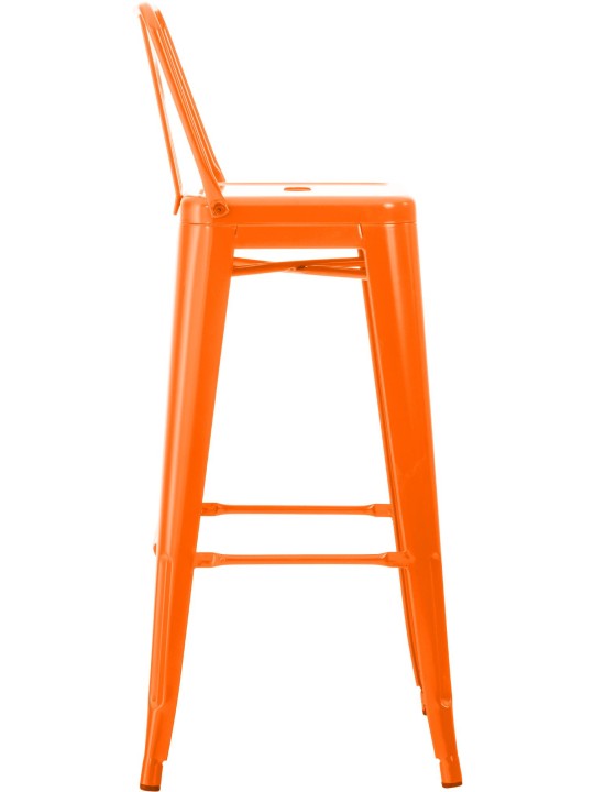 Banqueta alta Mason, laranja