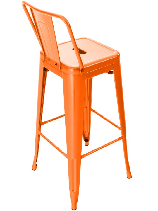 Banqueta alta Mason, laranja
