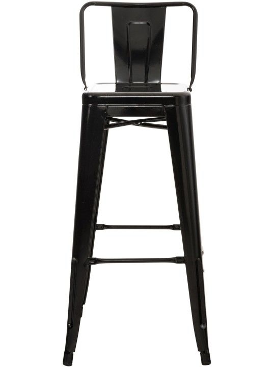 Banqueta alta Mason, preto