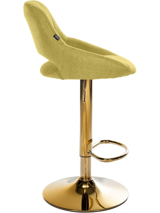 Conjunto de 2 banquetas de bar Milet tecido G, verde