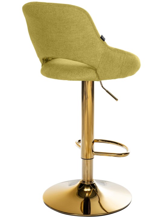 Conjunto de 2 banquetas de bar Milet tecido G, verde