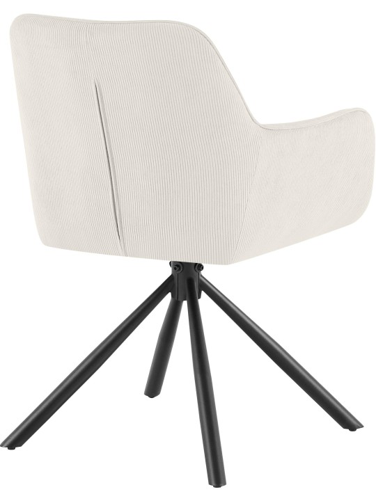 Cadeira Tipton Cord, creme