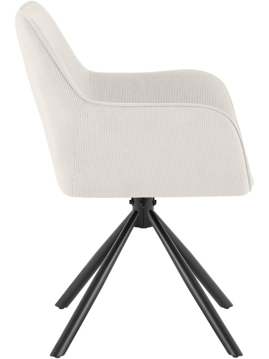 Cadeira Tipton Cord, creme