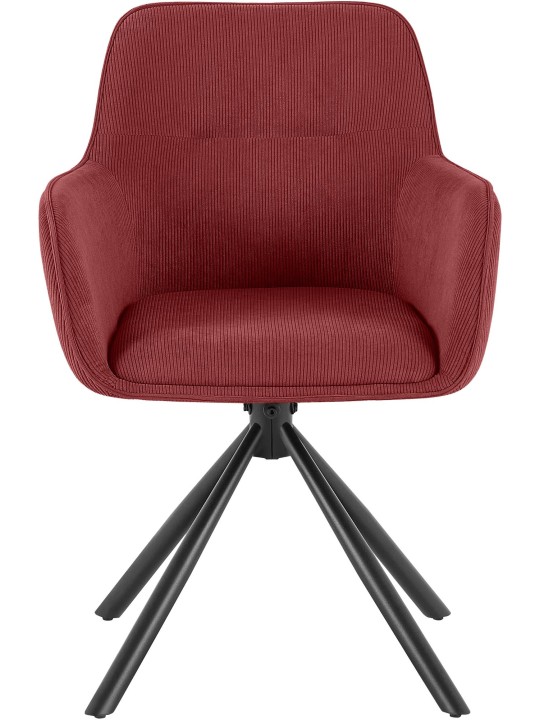 Cadeira Tipton Cord, bordô