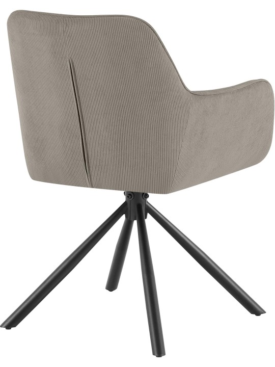 Cadeira Tipton Cord, taupe