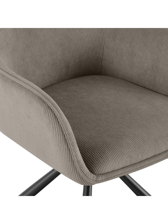 Cadeira Tipton Cord, taupe