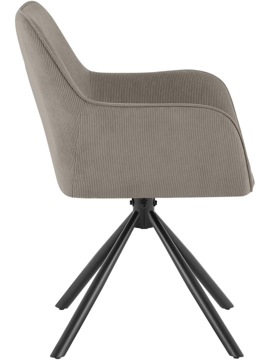 Cadeira Tipton Cord, taupe
