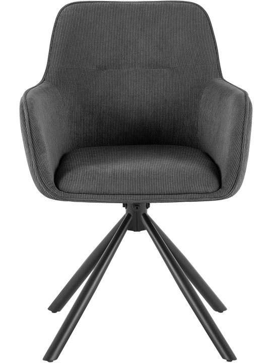Cadeira Tipton Cord, cinzento