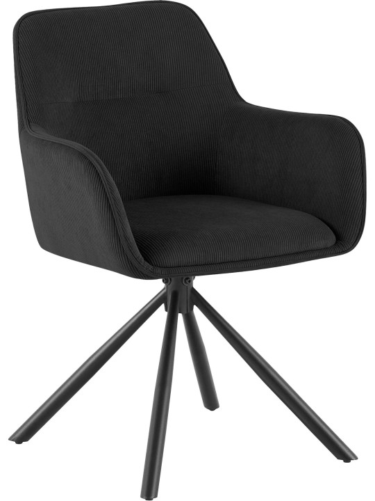 Cadeira Tipton Cord, preto