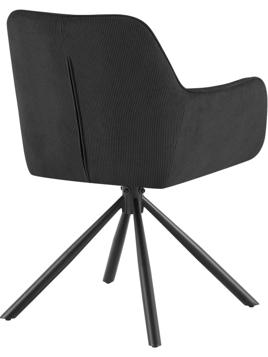 Cadeira Tipton Cord, preto