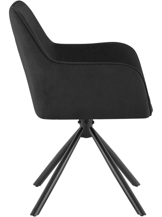 Cadeira Tipton Cord, preto