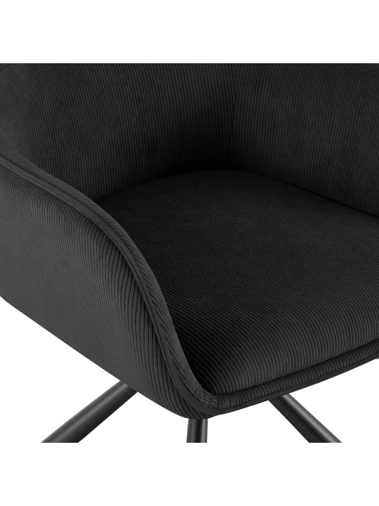 Cadeira Tipton Cord, preto