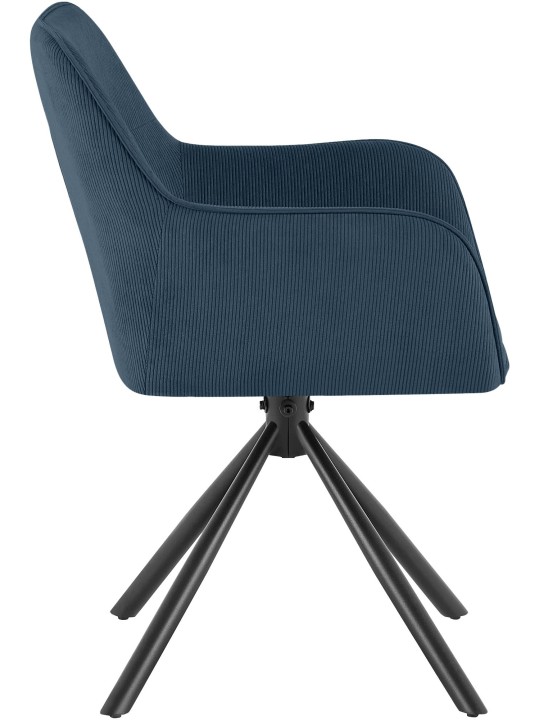 Cadeira Tipton Cord, azul