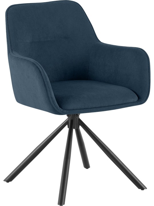 Cadeira Tipton Cord, azul