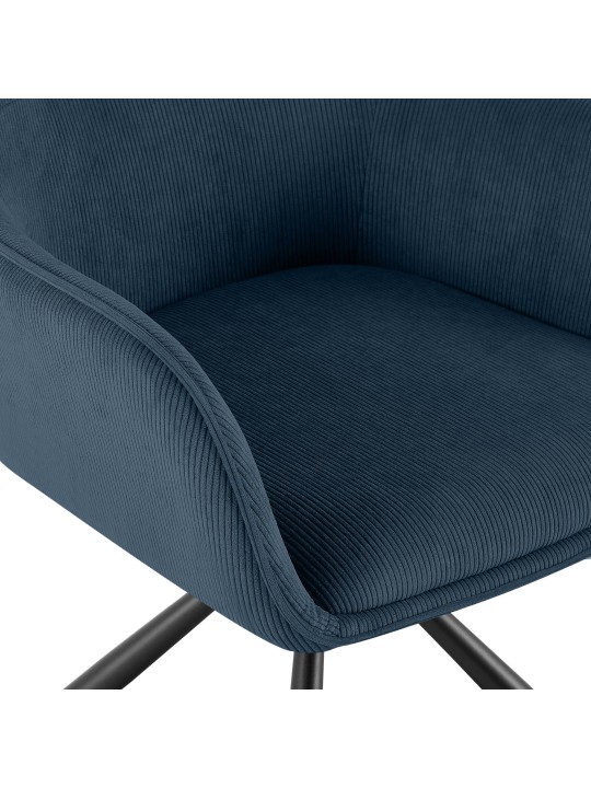 Cadeira Tipton Cord, azul