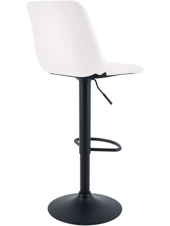 Banqueta de bar Mapun couro sintético, branco