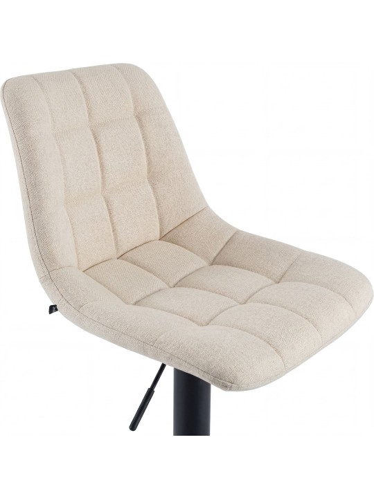Banqueta de bar Mapun tecido, creme