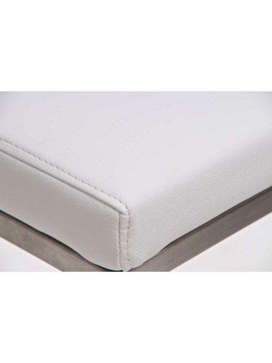 Banqueta alta Panama E couro sintético, branco Banqueta alta Panama E couro sintético, branco