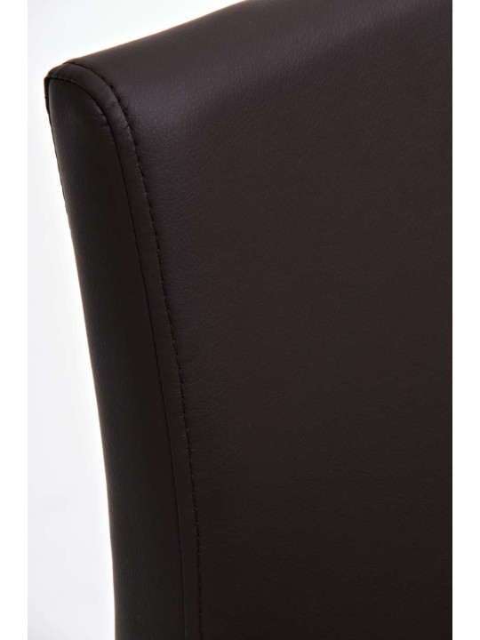 Banqueta alta Panama E couro sintético, castanho Banqueta alta Panama E couro sintético, castanho