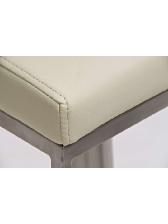 Banqueta alta Panama E couro sintético, creme Banqueta alta Panama E couro sintético, creme