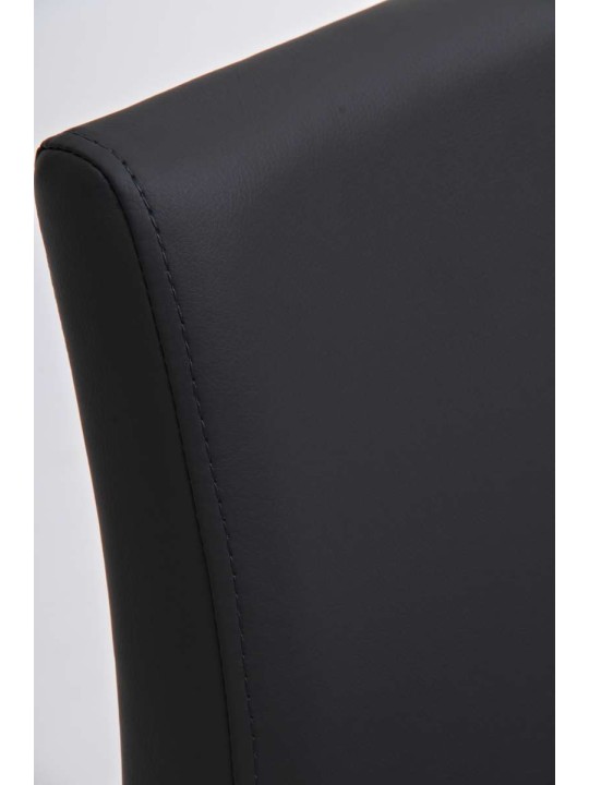 Banqueta alta Panama E couro sintético, cinza