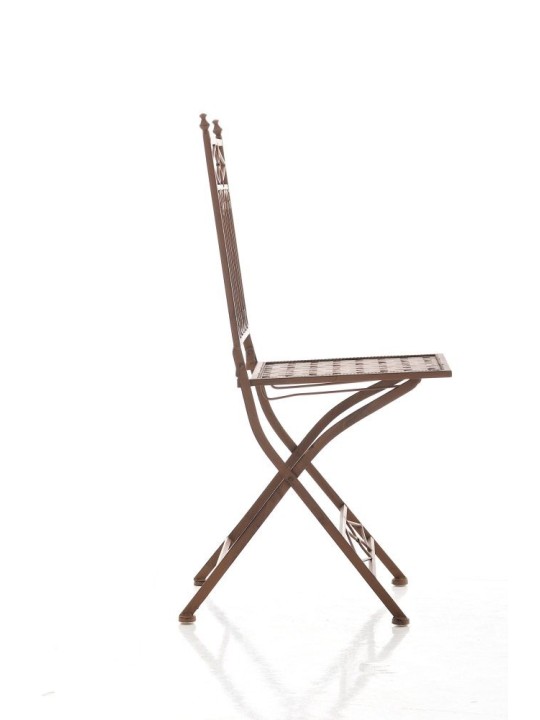 Cadeira dobrável Asina, castanho antigo