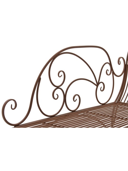 Banco de jardim Karma, castanho antigo