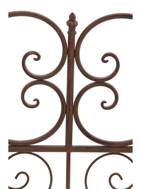 Banco de jardim Minna, castanho antigo