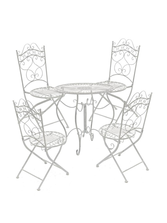 Cadeira Indra, branco antigo