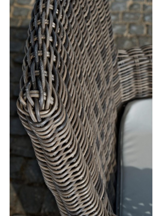 Cadeira Fontana / Saint Marlo Creme 5mm, cinza mesclado Cadeira Fontana / Saint Marlo Creme 5mm, cinza mesclado