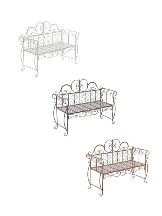 Banco de jardim Minna, bronze Banco de jardim Minna, bronze