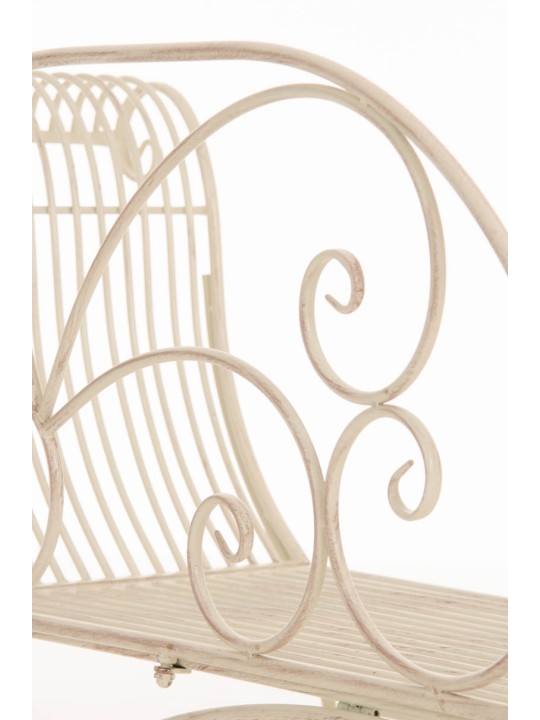 Banco de jardim Karma, creme antigo Banco de jardim Karma, creme antigo