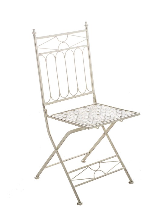 Cadeira dobrável ASINA, creme antigo