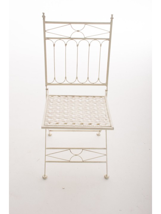 Cadeira dobrável ASINA, creme antigo