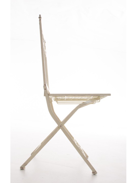 Cadeira dobrável ASINA, creme antigo