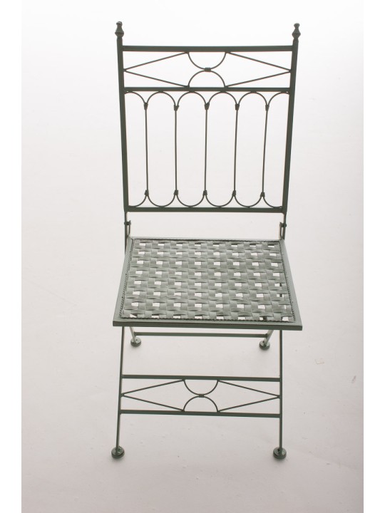 Cadeira dobrável ASINA, verde antigo