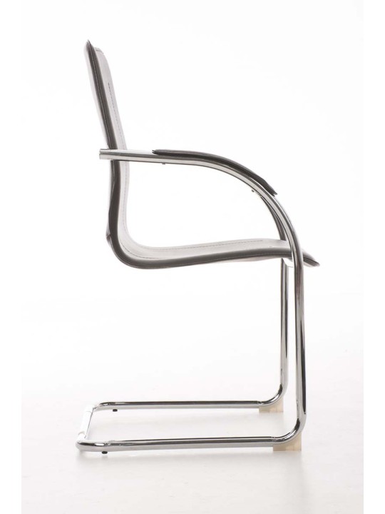 Cadeira para visitantes Melina, cinza